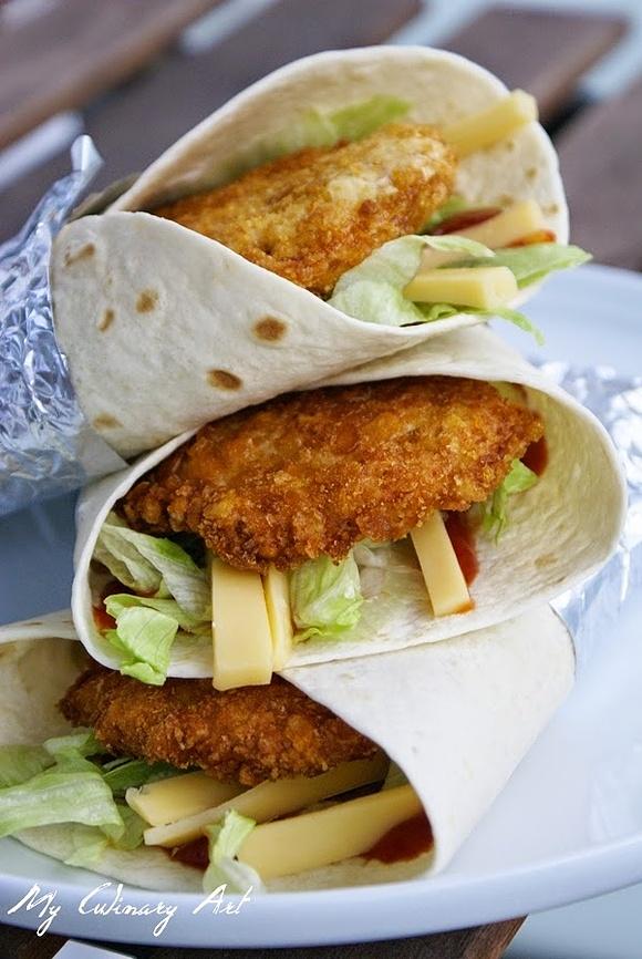 Snack Wraps jak z McDonald's przepis na fast food