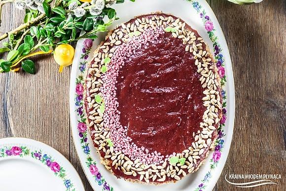 Bakaliowy mazurek bez glutenu i jajek