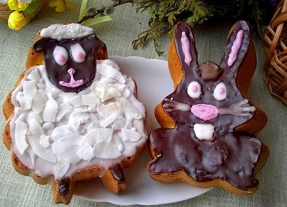 Babeczki i figurki do koszyczka świątecznego