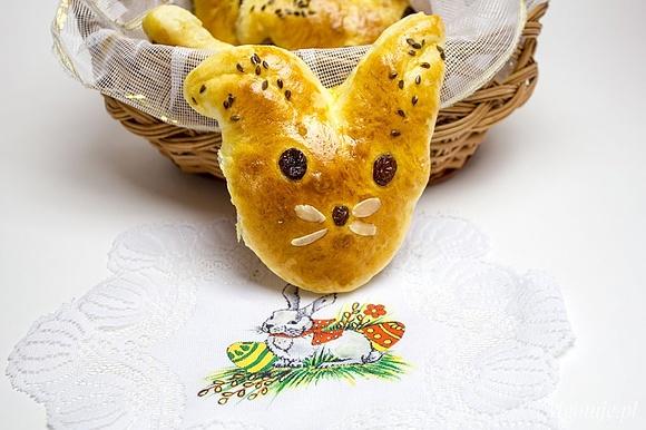 Bułeczki zajączki na święta wielkanocne