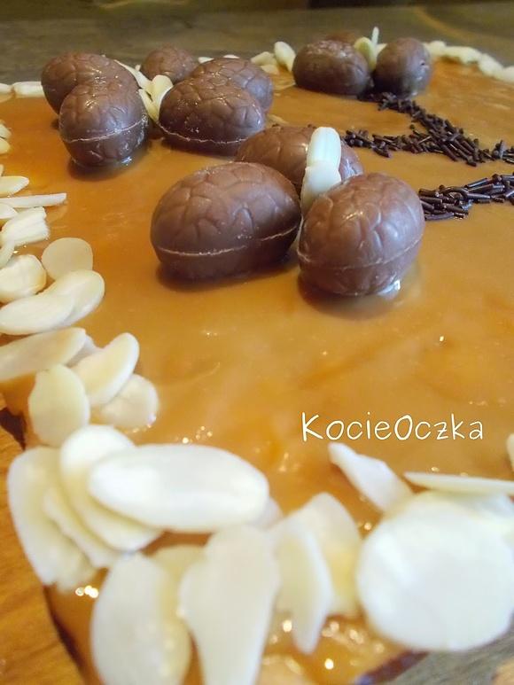 Mazurek z masą kajmakową