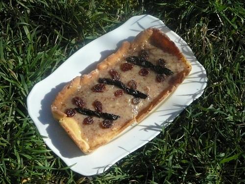 Mazurek z masą migdałową