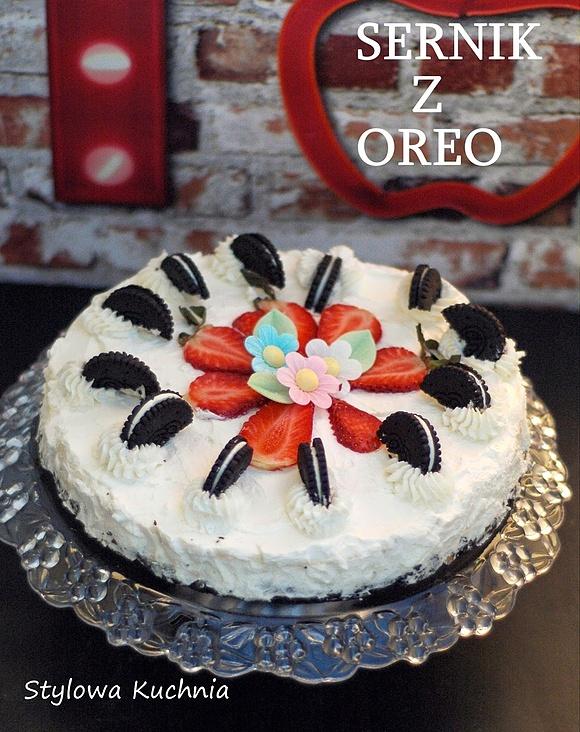 Sernik z Oreo
