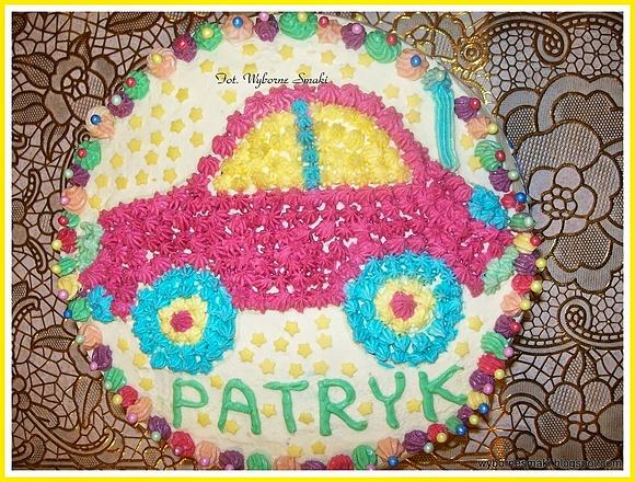 Tort bez nabiału na urodziny synka
