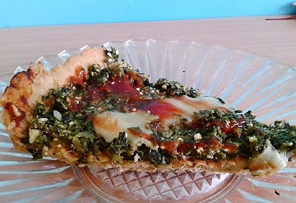 Tarta ze szpinakiem i polędwicą łososiową