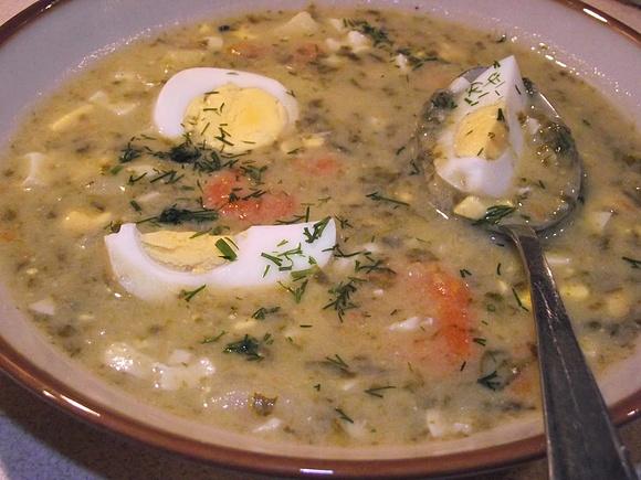 Polska zupa szczawiowa