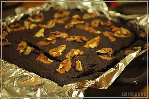 Brownie bezglutenowe z bananami