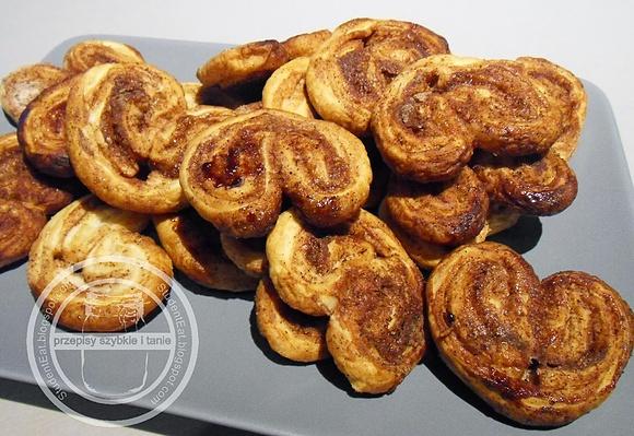 Palmiery ciastka z ciasta francuskiego w 20 minut