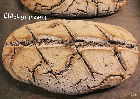 Chleb gryczany bez glutenu mleka i jajek