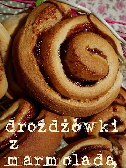 Drożdżówki z marmoladą
