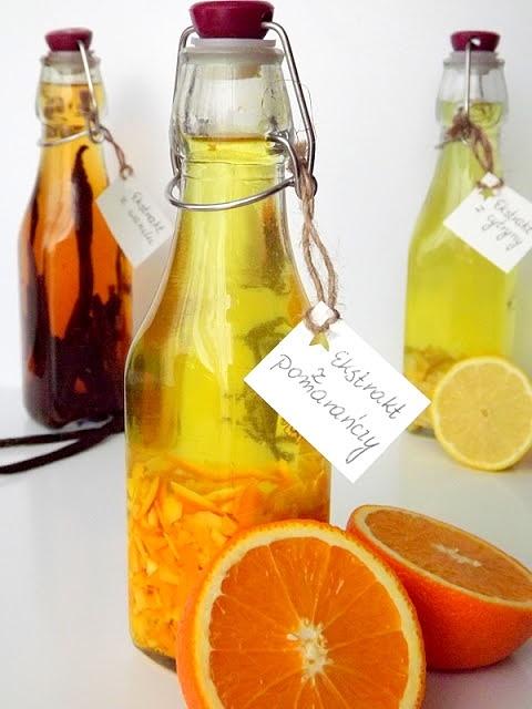 Ekstrakt z pomarańczy wódka z skórki do wypieków