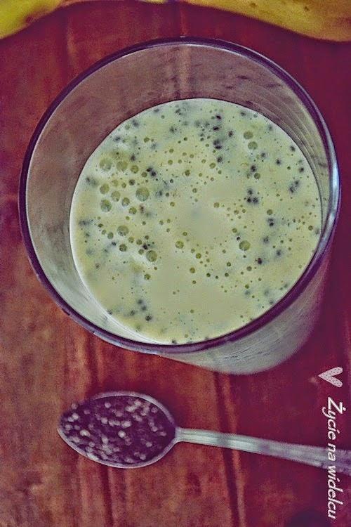 Deser bananowy chia po treningu