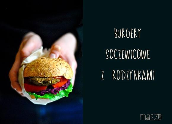 Kotlety soczewicowe z rodzynkami