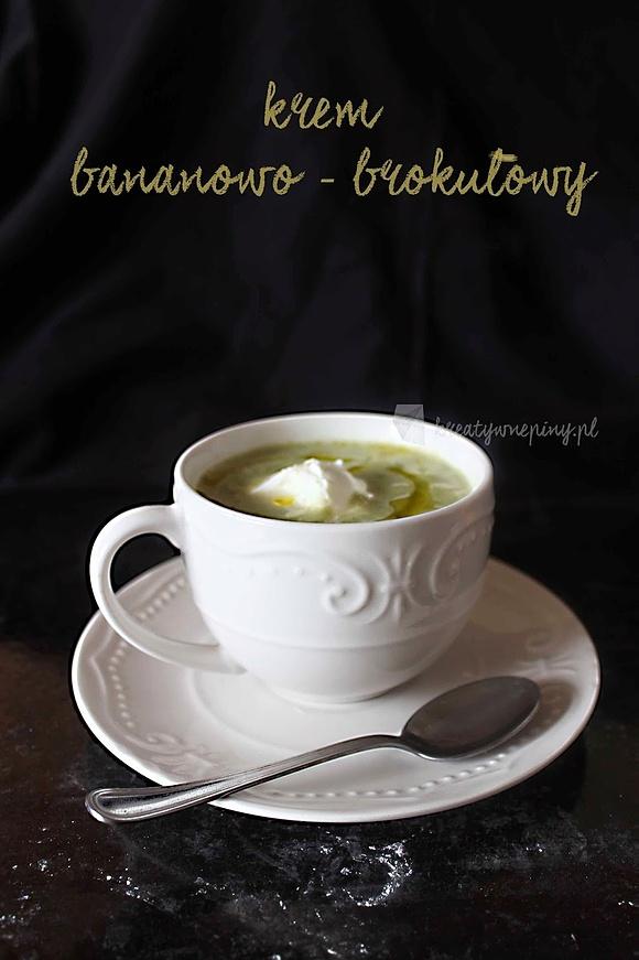 Zupa krem bananowo-brokułowa