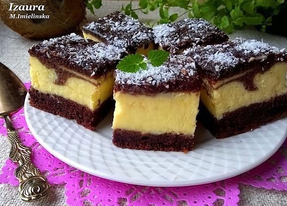Izaura sernik na murzynku