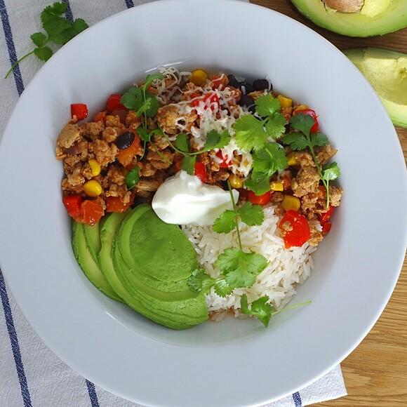 Chili con carne drobiowe