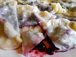 Pierogi z jagodami