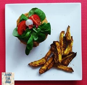 Dietetyczny fast food - zdrowe burgery i frytki z selera