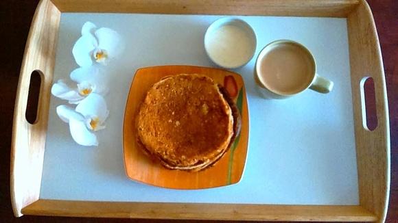 Pomarańczowe pancakes