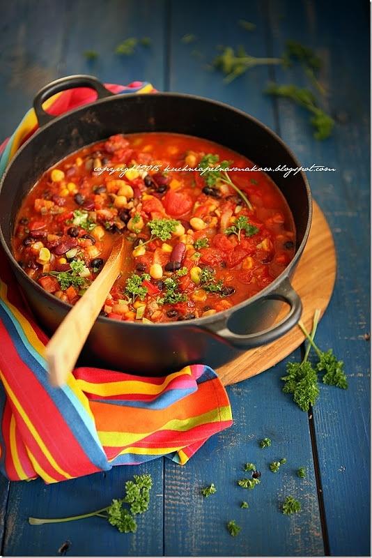 Wegańskie chilli z Minnesoty wg Scotta Jurka