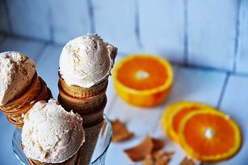 Lody batatowe z pomarańczą i wanilią