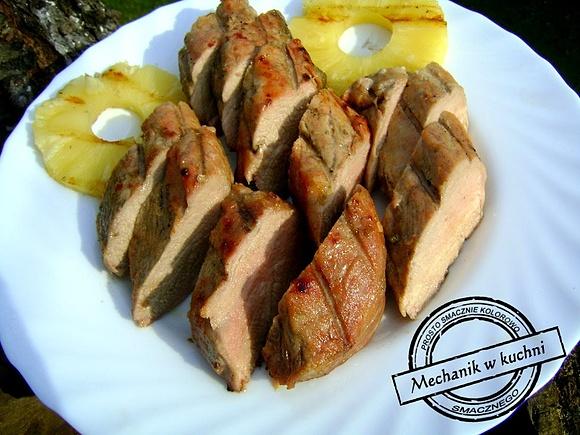 Grillowana słodko-pikantna polędwica wieprzowa