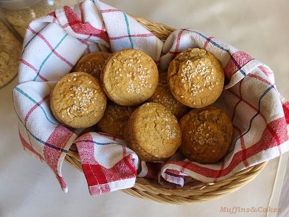 Muffinki sezamowe bezglutenowe