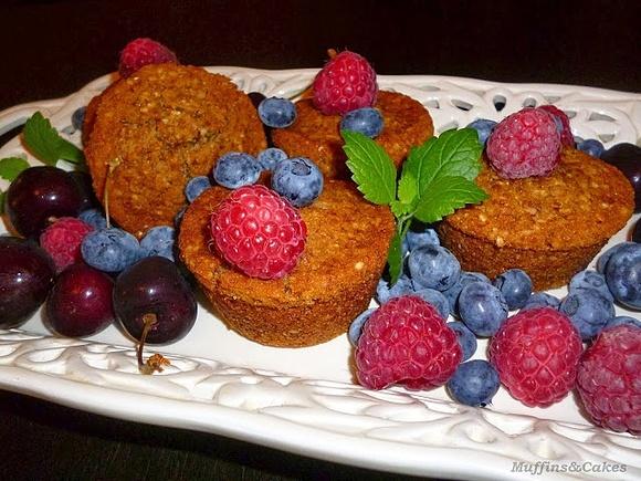 Muffinki owsiane bezglutenowe bez mleka i cukru