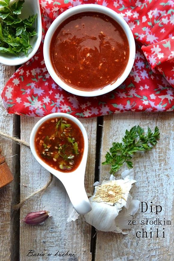 Dip ze słodkim chili do grillowanych warzyw i owoców morza