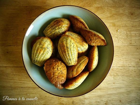 Cytrynowe madeleine z makiem