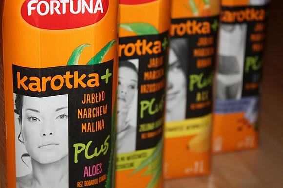 Fortuna Karotka Plus soki funkcjonalne dla kobiet bez dodatku cukru