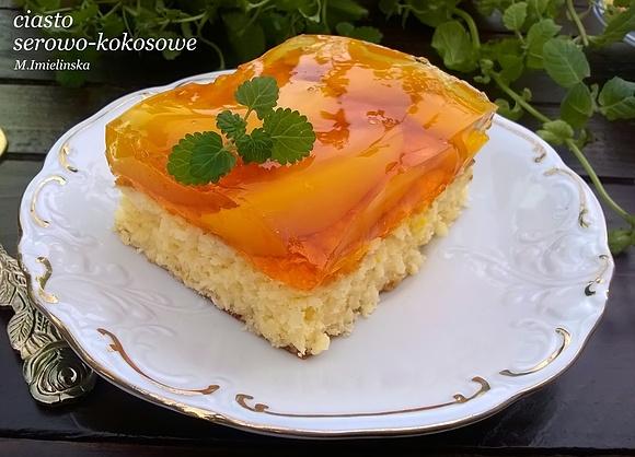 Ciasto serowo-kokosowe