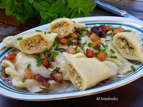 Pierogi z mięsem i ziemniakami