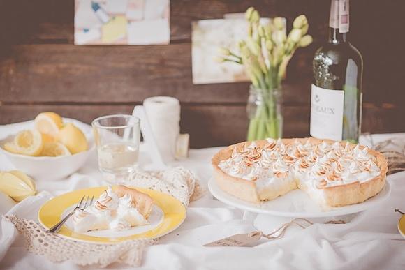 Tarta z lemon curd i bezą