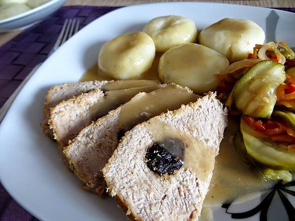 Schab ze śliwką