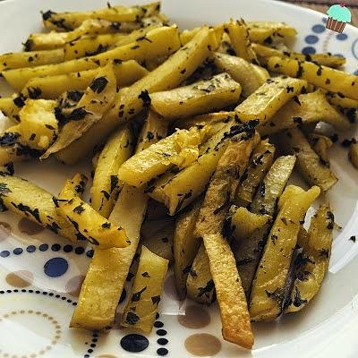 Fit frytki w marynacie ziołowej
