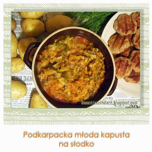 Podkarpacka młoda kapusta na słodko