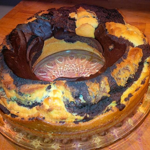 Waniliowa babka z kakao