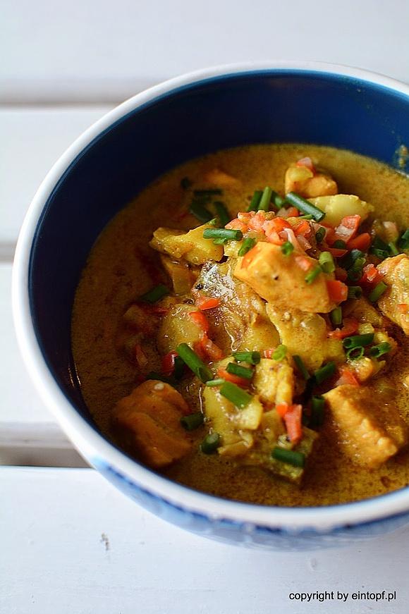 Ryba w mleku kokosowym z curry