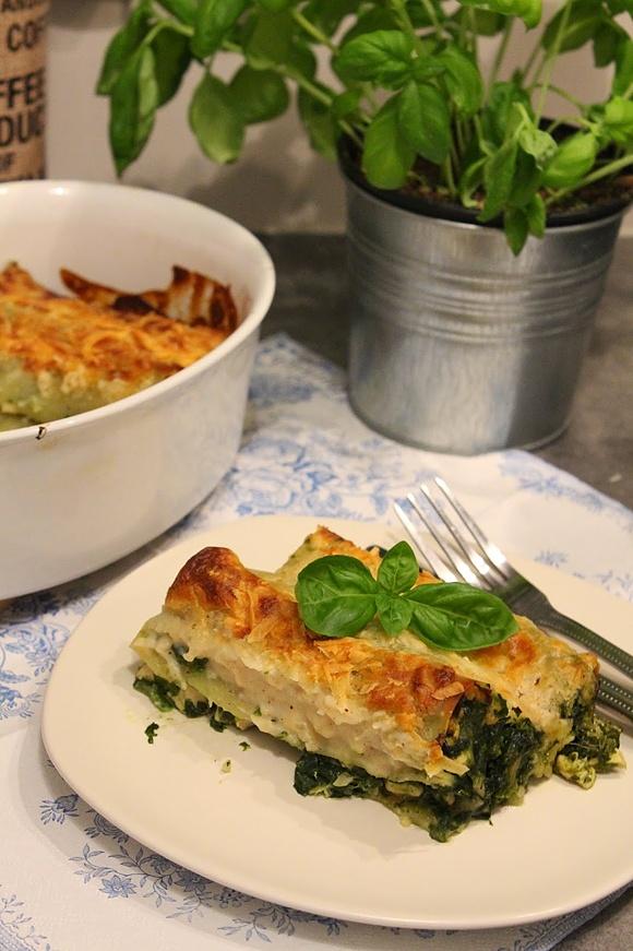 Cannelloni z kurczakiem i szpinakiem