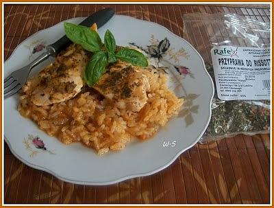 Risotto z piekarnika z kurczakiem