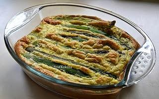 Frittata ze szparagami