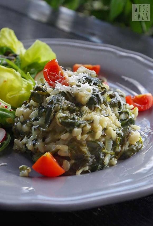 Risotto ze szpinakiem