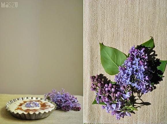 Tofurnik różany z rabarbarem bez pieczenia