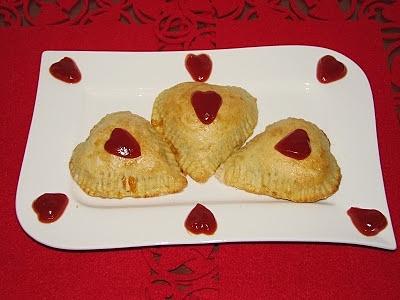 Drożdżowe pierożki serduszka na Walentynki