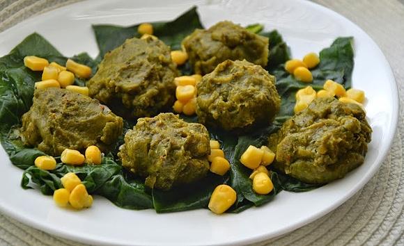 Wegańskie batatowo-szpinakowe gnocchi