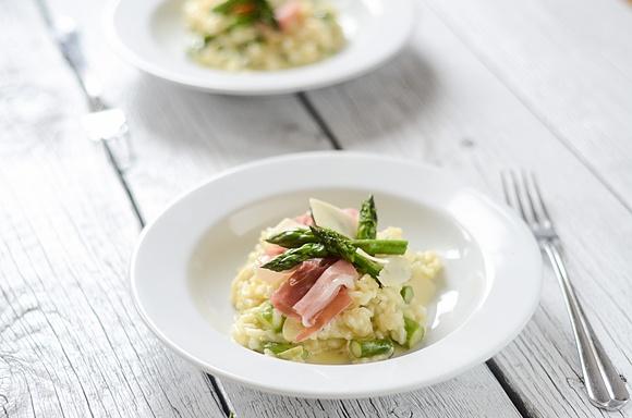 Risotto ze szparagami i gorgonzolą