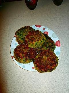 Kotleciki ryżowo-szpinakowe