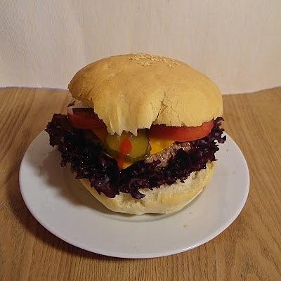 Cheeseburger amerykański klasyk wielki burger z serem