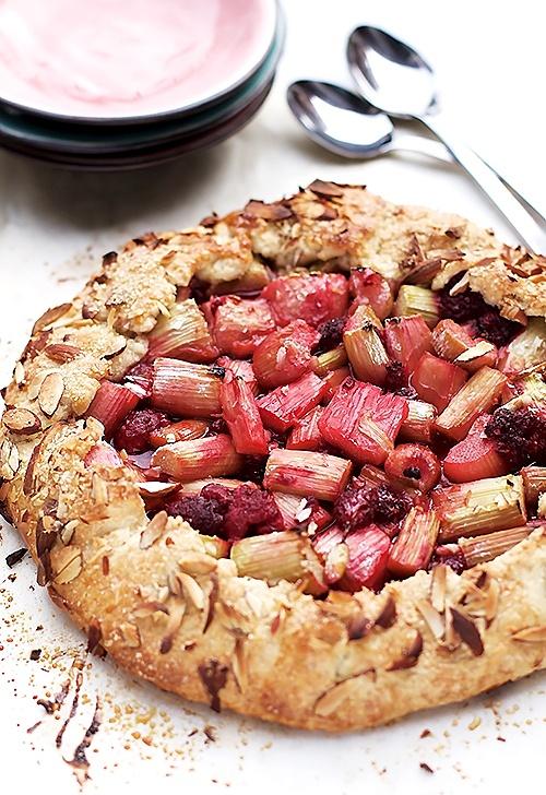 Galette z rabarbarem